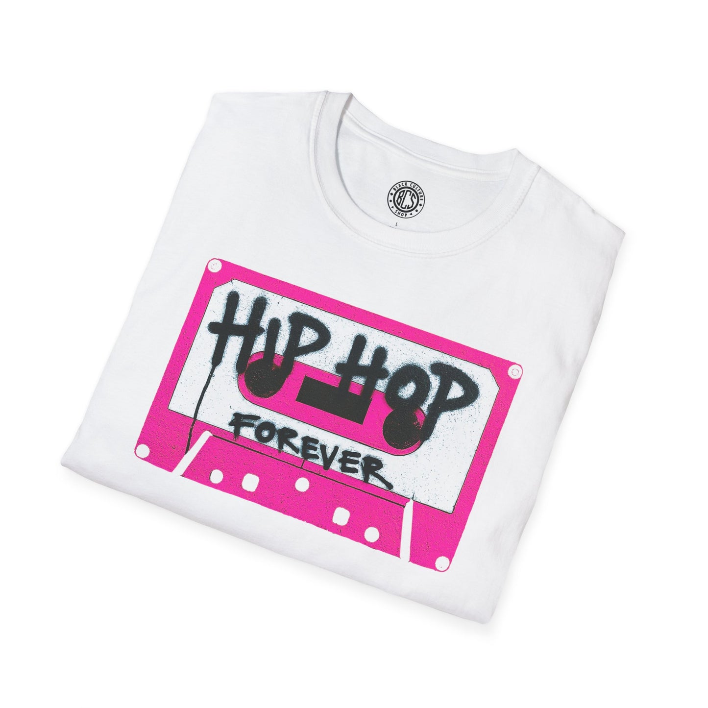 "Hip Hop Forever" Pink Cassette Tap - Unisex T-shirt