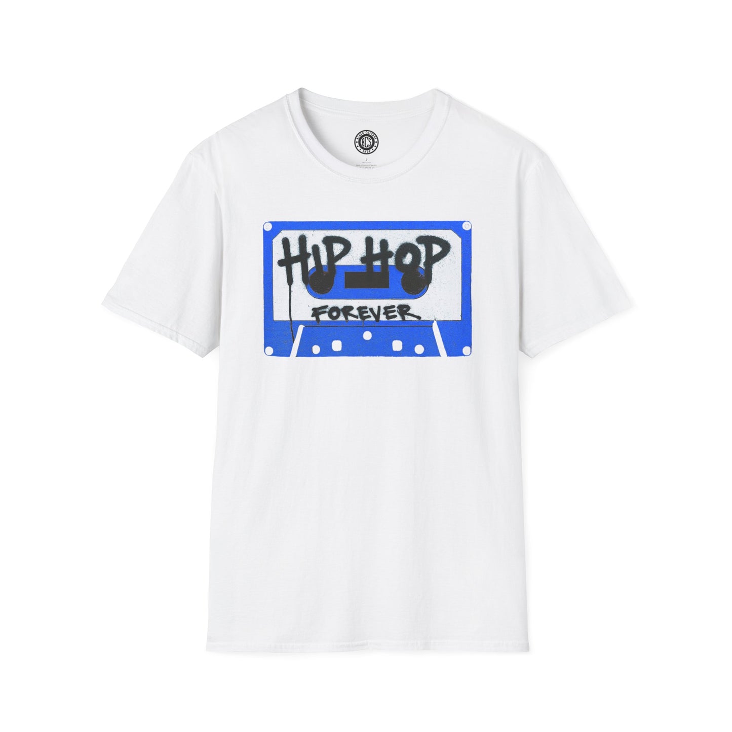"Hip Hop Forever" Blue Cassette Tap - Unisex T-shirt