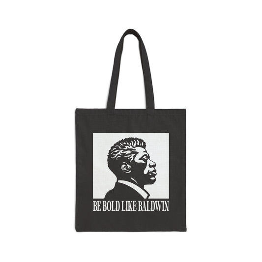 James Baldwin "Be Bold" Tote Bag - Black