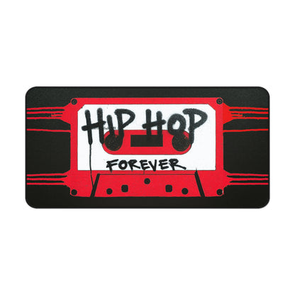 "Hip Hop Forever" Red Cassette Tape - Desk Mat