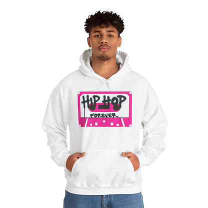 "Hip Hop Forever" Pink Cassette Tape - Unisex Hoodie