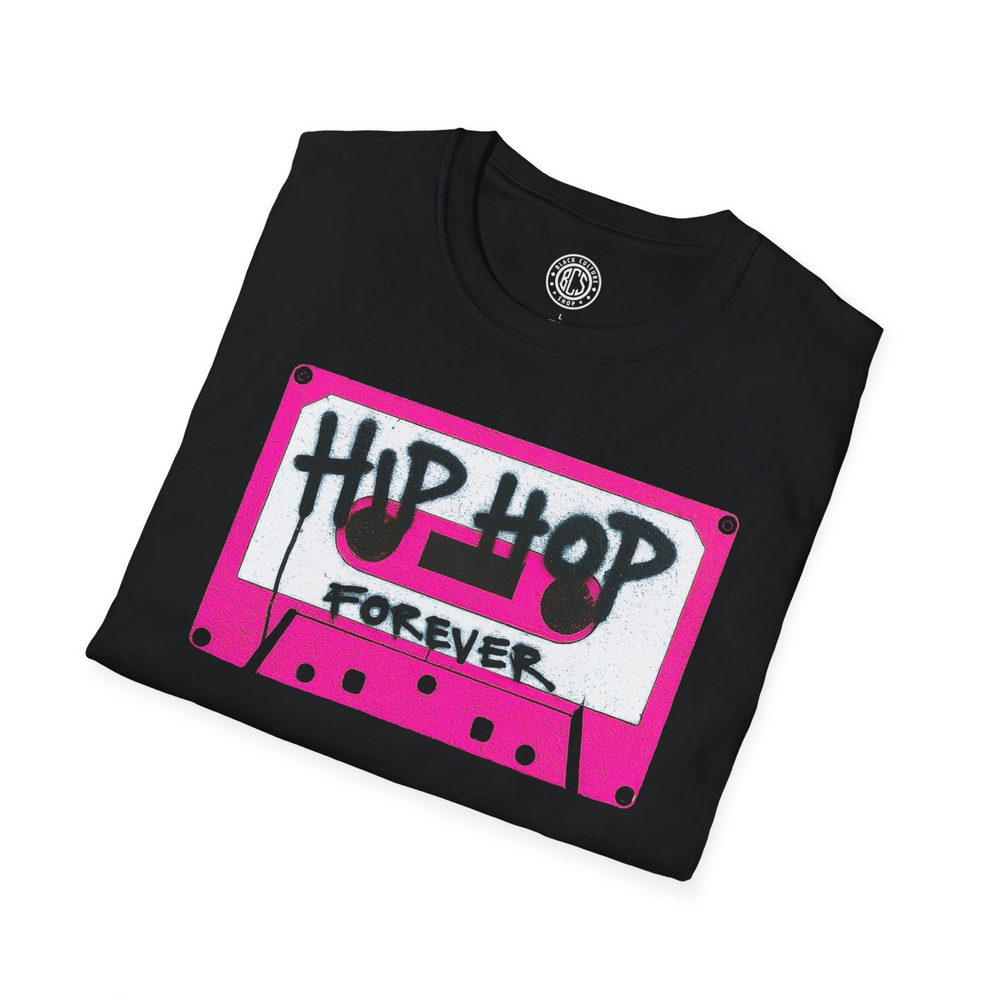 "Hip Hop Forever" Pink Cassette Tap - Unisex T-shirt