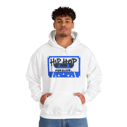 "Hip Hop Forever" Blue Cassette Tape - Unisex Hoodie
