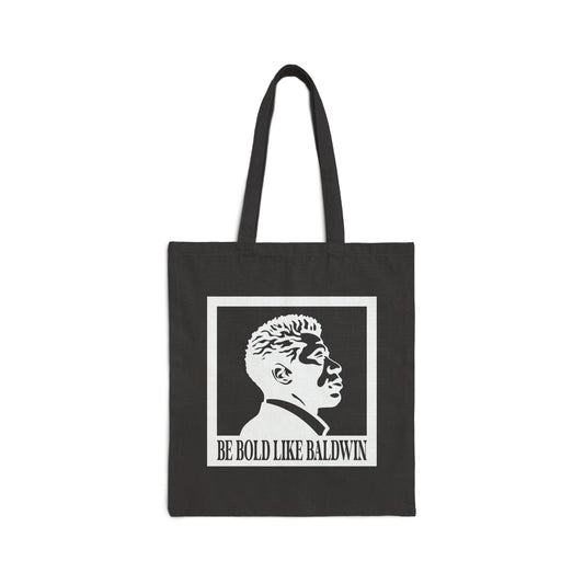 James Baldwin " Be Bold" Canvas Tote Bag - Inverted