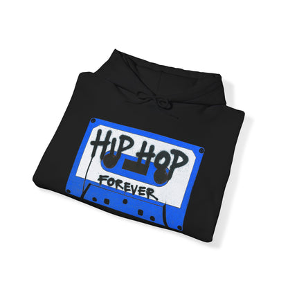 "Hip Hop Forever" Blue Cassette Tape - Unisex Hoodie