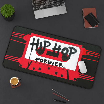 "Hip Hop Forever" Red Cassette Tape - Desk Mat