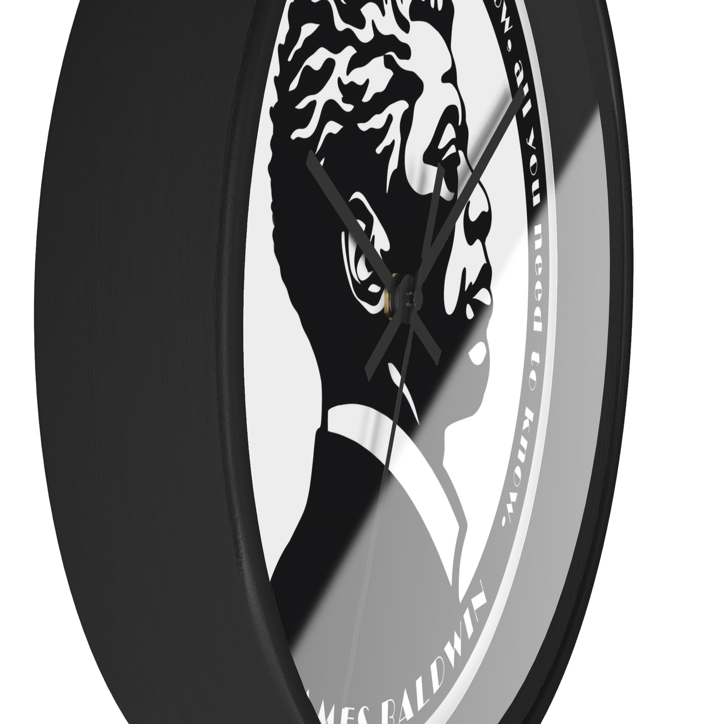 James Baldwin ”Trust Life” Wall Clock - Round