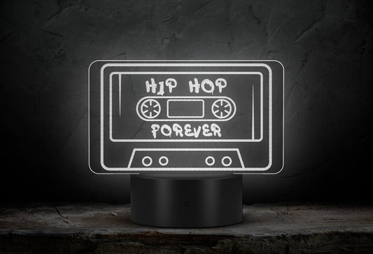 "Hip Hop Forever" Cassette Tape - LED Light