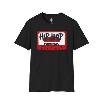 "Hip Hop Forever" Red Cassette Tap - Unisex T-shirt