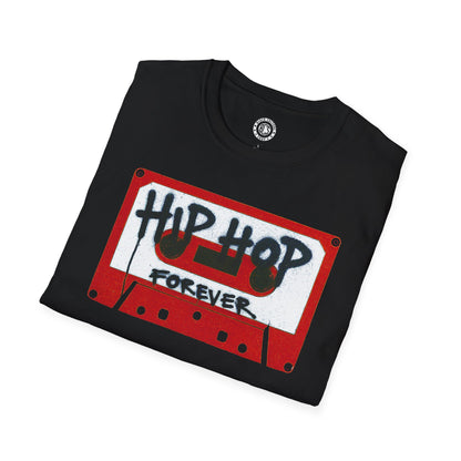 "Hip Hop Forever" Red Cassette Tap - Unisex T-shirt