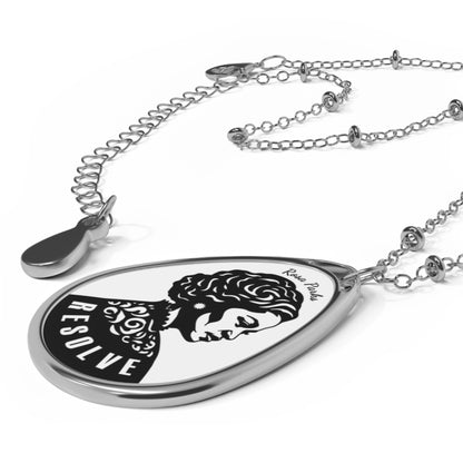 Rosa Parks "Resolve" Oval Necklace