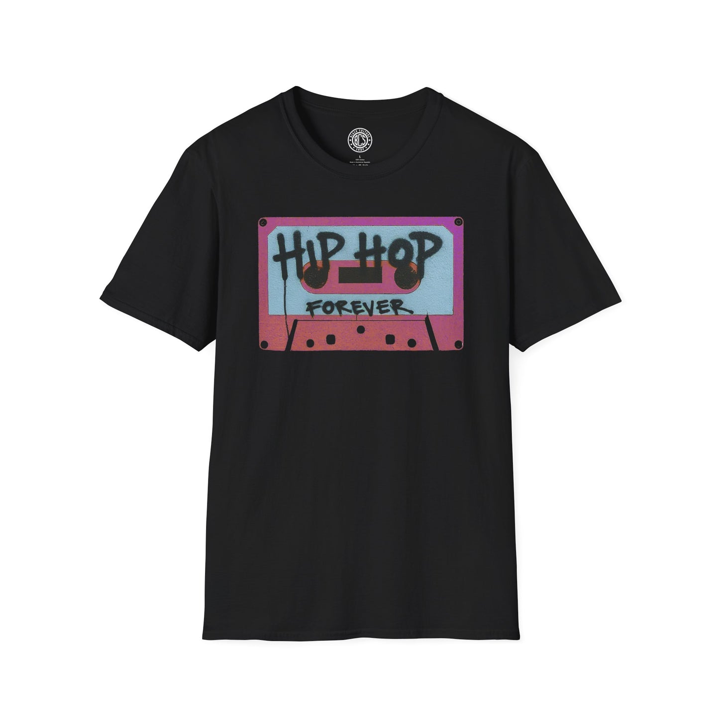 "Hip Hop Forever" Iridescent Cassette Tap - Unisex T-shirt